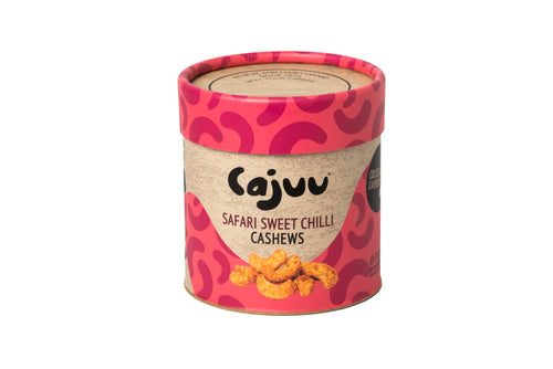 Safari Sweet Chilli Cashew Nuts (Case of 6 x 100g) - price inc VAT