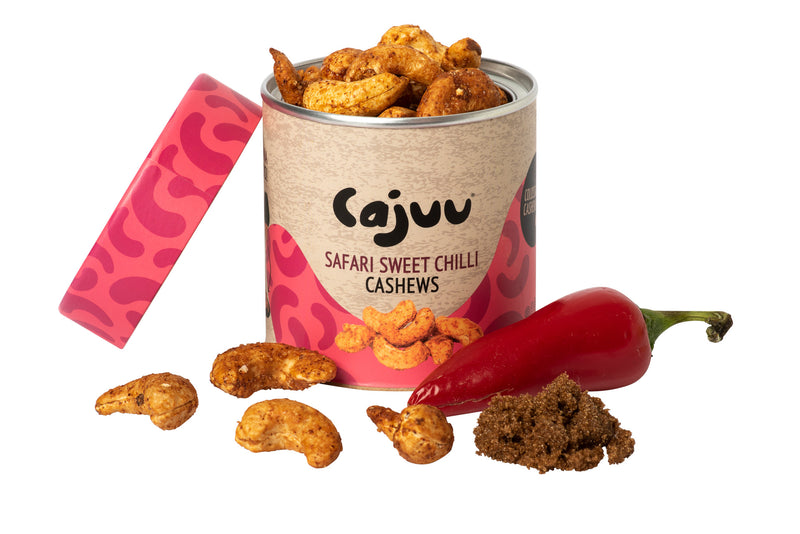 Safari Sweet Chilli Cashew Nuts Tube (100g)