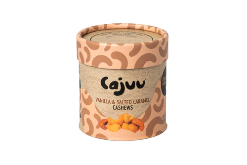 Vanilla and Salted Caramel Cashew Nuts (Case of 6 x 100g) - price inc VAT