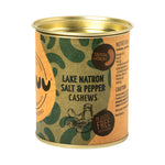 Lake Natron Salt and Pepper Cashew Nuts Tube