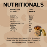 Lake Natron Salt and Pepper Cashew Nuts Tube