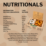 Lake Natron Salt and Pepper Cashew Nuts with Herb Dip Snackpack Tray